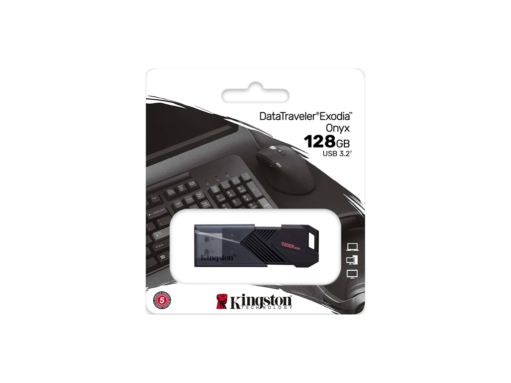 USB memorija KINGSTON 128GB Data Traveler EXODIA Onyx-5